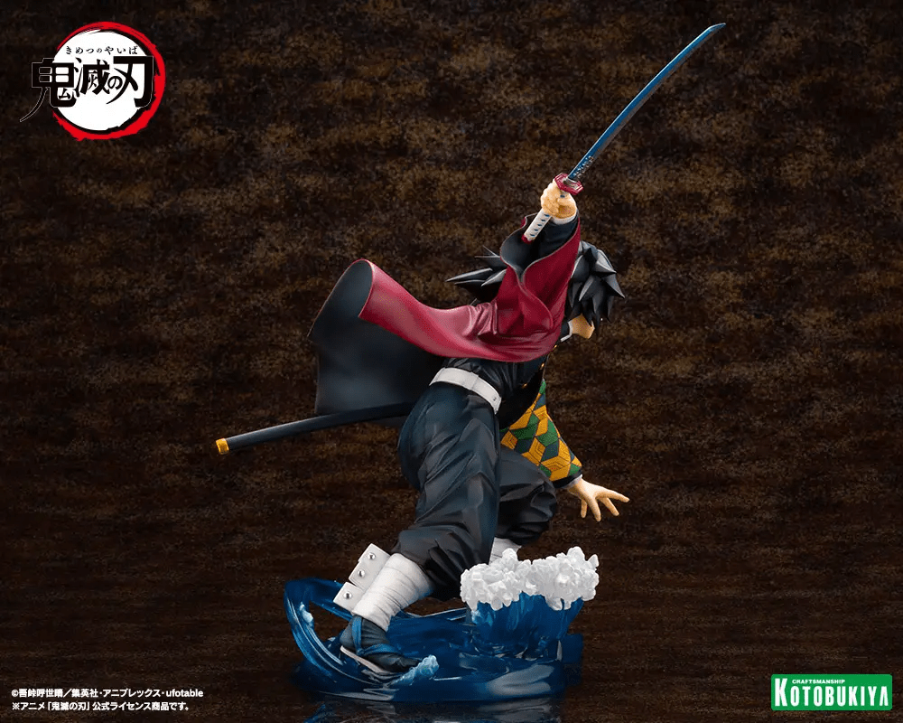 Kotobukiya (PV417) Demon Slayer: Kimetsu no Yaiba ARTFX J Giyu Tomioka 1/8 Pre-Painted PVC Statue (Re-run) - Image 7