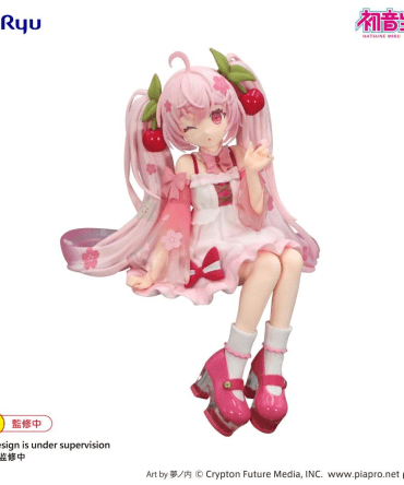 Furyu Hatsune Miku Noodle Stopper Figure -Sakura Miku 2025 Wink ver.-