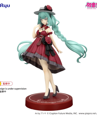 Furyu Hatsune Miku Trio-Try-iT Figure -Outing Dress Red Color ver.-