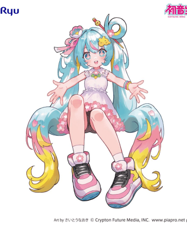 Furyu Hatsune Miku Noodle Stopper Figure -Hatsune Miku 10th Anniversary-