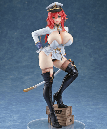 Pink Cat Original Character By Mataro PVC 1/6 Scarlet Officer Tatiana