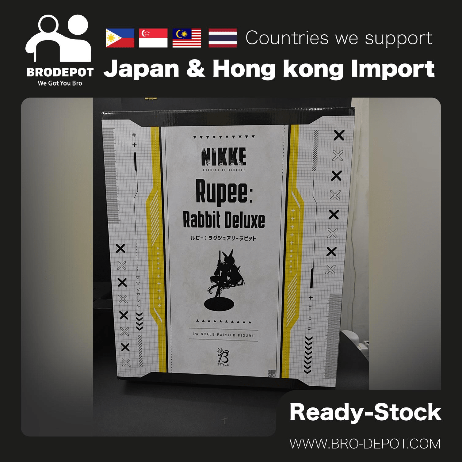 Ready stock] FREEing 1/4 Goddess of Victory: Nikke: Rupee: Rabbit 