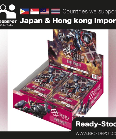 [Ready stock] Bandai Carddass GUNDAM CARD CAME Booster Pack Dual Impact [GD02][JP] [Box]