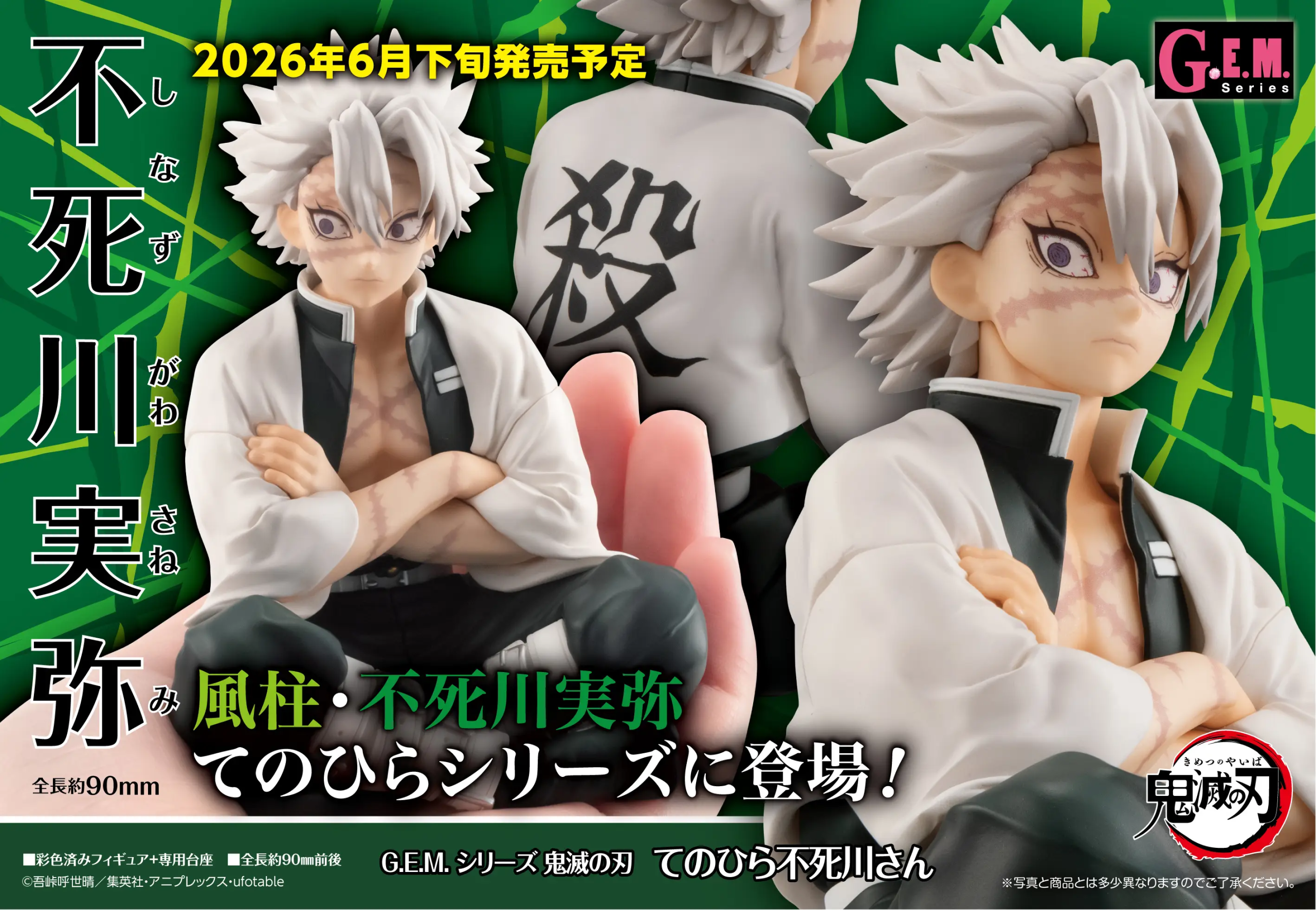Megahouse G.E.M. Series Demon Slayer:Kimetsu no Yaiba Palm size Shinazugawa-san(Repeat)