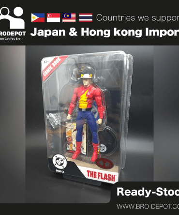 [Ready stock] McFarlane DC DIRECT 7IN FIGURE WITH COMIC WV11 FLASH 123 JAY GARRICK FLASH (CHASE)