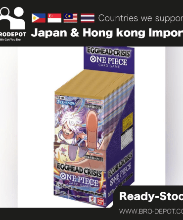 [Ready stock] Bandai Carddass ONE PIECE Card Game Extra Booster EGGHEAD CRISIS【EB-04】[JP] [Box]