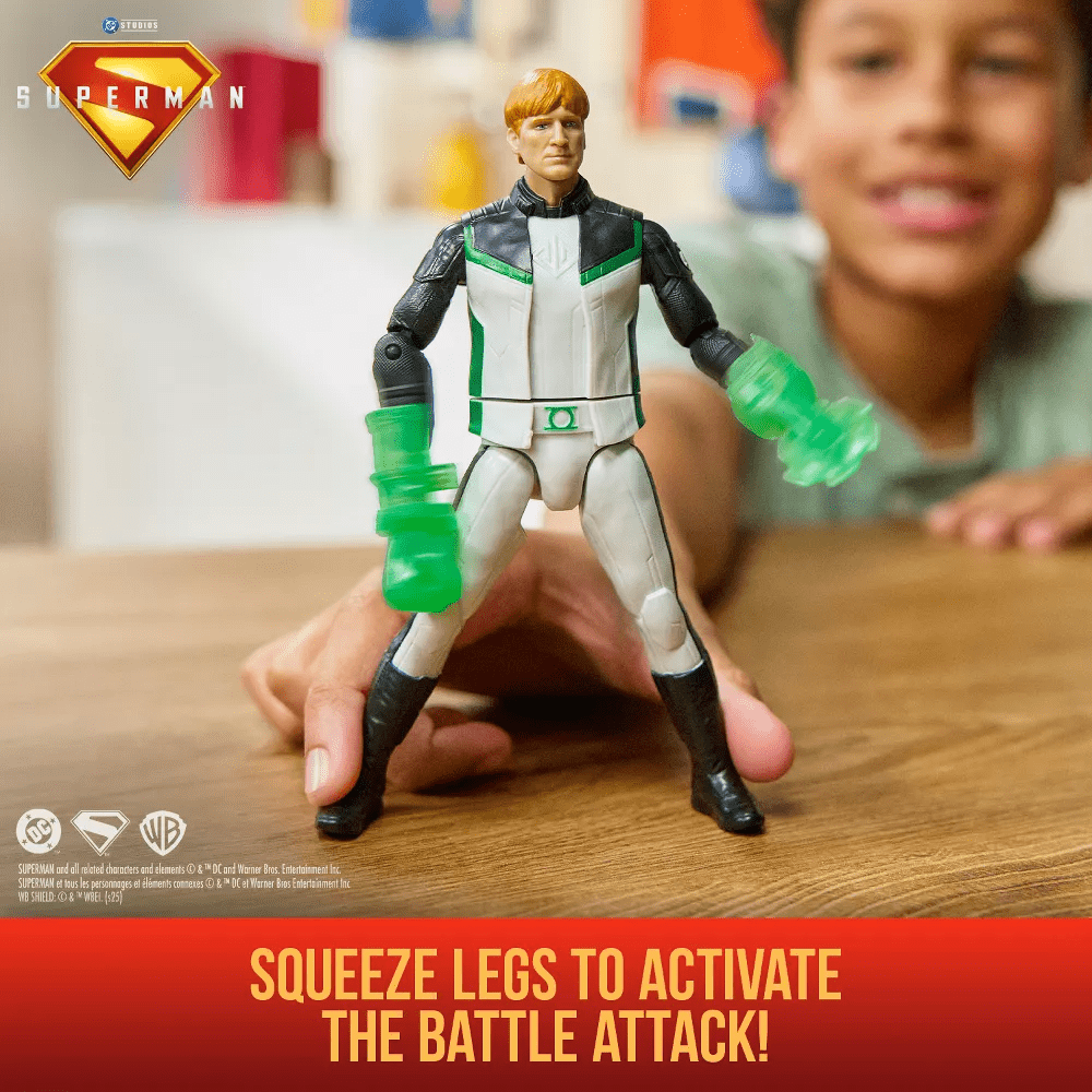 Spin Master DC Superman Epic Strike Green Lantern 6" Action Figure