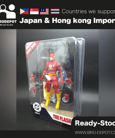 [Ready stock] McFarlane DC DIRECT 7IN FIGURE WITH COMIC - WV11 - FLASH 123 -BARRY ALLEN FLASH