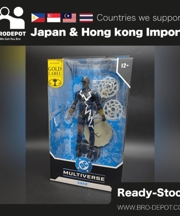 [Ready stock] McFarlane DC MULTIVERSE 7IN - STATIC SHOCK (STATIC SHOCK #1) (GOLD LABEL)