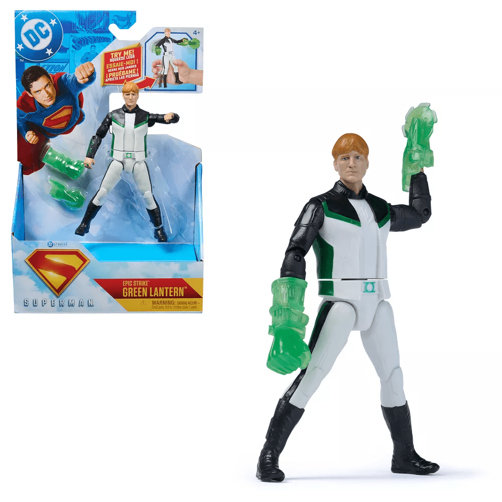 Spin Master DC Superman Epic Strike Green Lantern 6" Action Figure