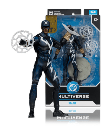 [Ready stock] McFarlane DC MULTIVERSE 7IN - STATIC SHOCK (STATIC SHOCK #1) (GOLD LABEL)