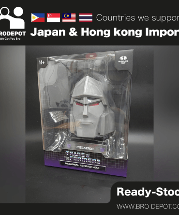 [Ready stock] McFarlane TRANSFORMERS 1:3RD SCALE HEAD - MEGATRON HEAD