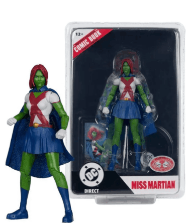 McFarlane DC DIRECT 7IN FIGURE WITH COMIC - WV12 - MISS MARTIAN (TEEN TITANS 41)(CHASE)