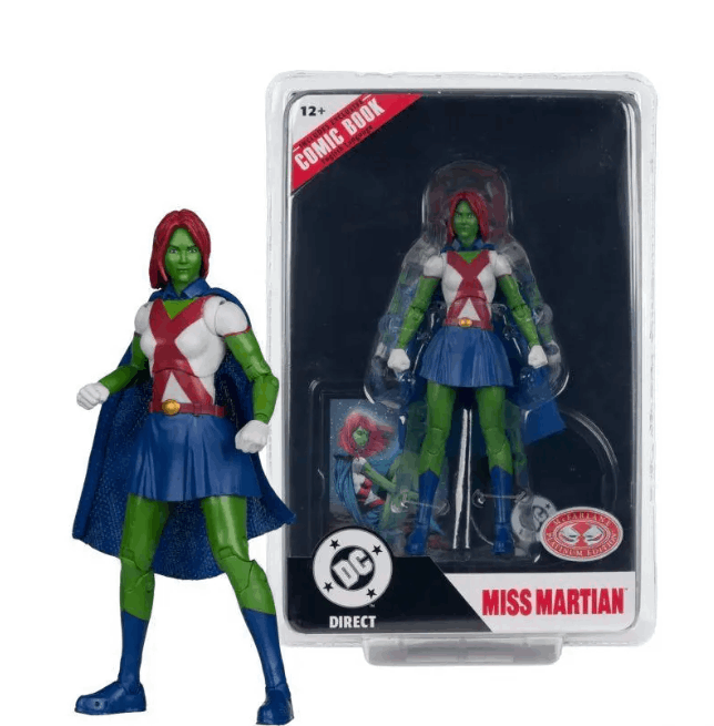 McFarlane DC DIRECT 7IN FIGURE WITH COMIC - WV12 - MISS MARTIAN (TEEN TITANS 41)(CHASE)