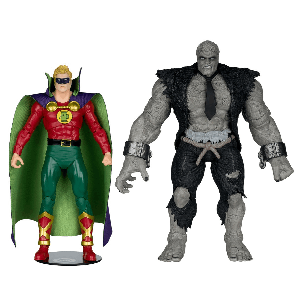 McFarlane DC MULTIVERSE 7IN WITH MEGAFIG 2PK - SOLOMON GRUNDY VS GREEN LANTERN