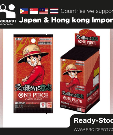 [Ready stock] Bandai Carddass - ONE PIECE CARD GAME Booster Pack Vol.13 [OP-13][JP]