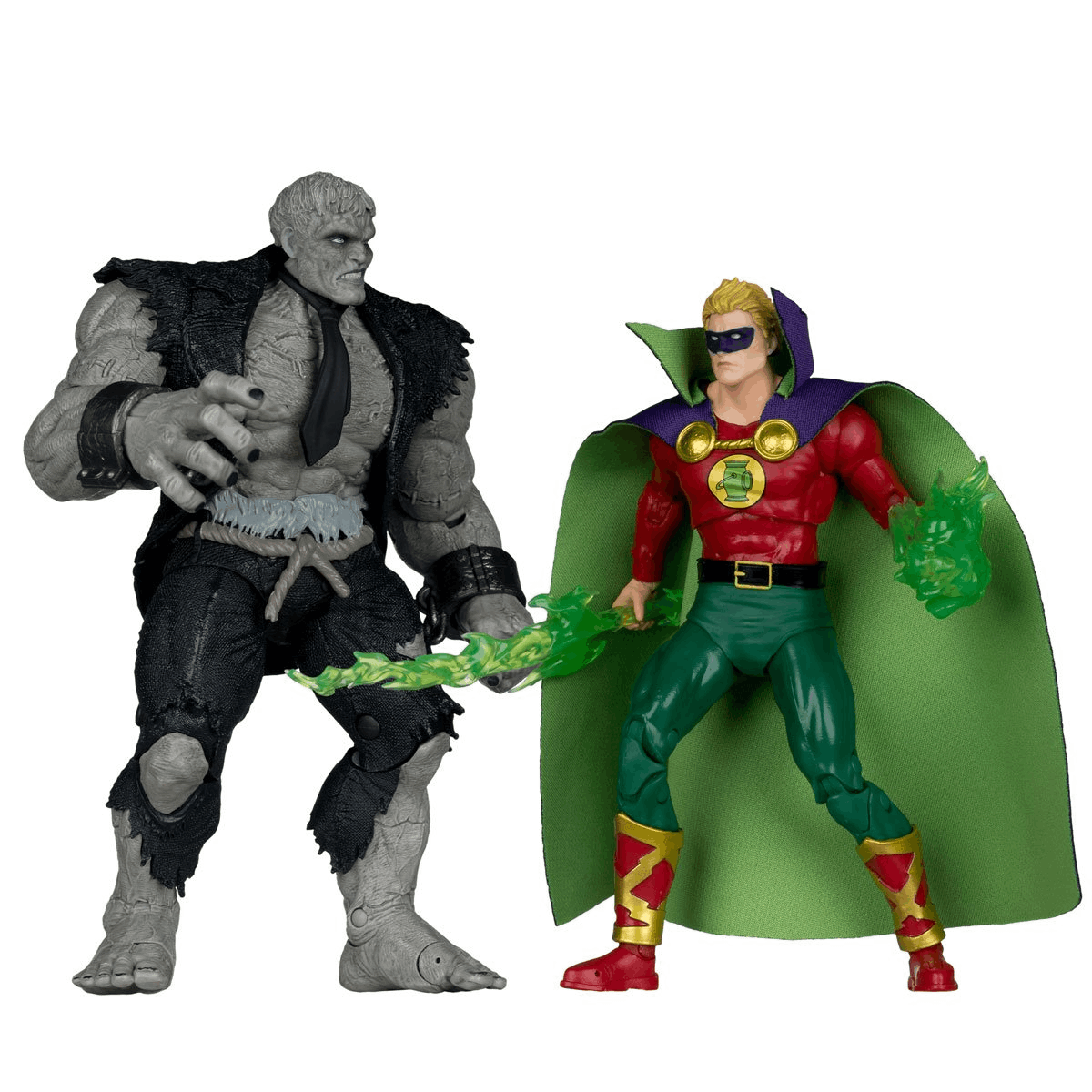 McFarlane DC MULTIVERSE 7IN WITH MEGAFIG 2PK - SOLOMON GRUNDY VS GREEN LANTERN