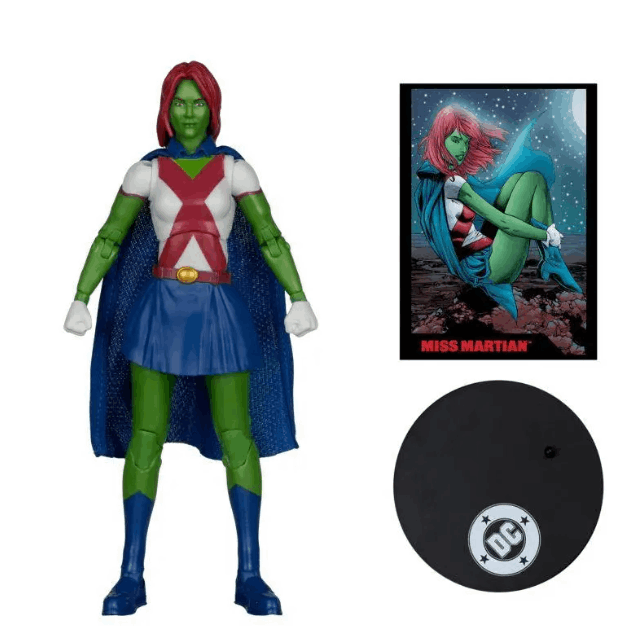 McFarlane DC DIRECT 7IN FIGURE WITH COMIC - WV12 - MISS MARTIAN (TEEN TITANS 41)(CHASE)