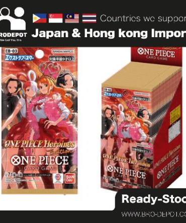 [Ready stock] Bandai Carddas - ONE PIECE CARD GAME Extra Booster ONE PIECE 【EB03】[JP]