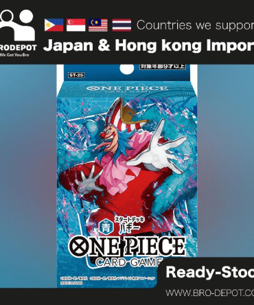 [Ready stock] Bandai Carddass ONE PIECE CARD GAME Start Deck Blue Buggy [ST-25]