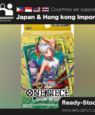 [Ready stock] Bandai Carddass ONE PIECE CARD GAME Start Deck Green/Yellow Yamato [ST-28]